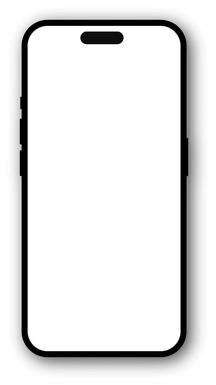 Démonstration de l'interface mobile de commande Circlee Un mockup iphone